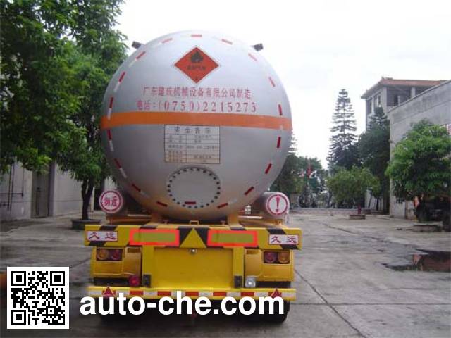 Jiuyuan KP9340GTR permanent gas transport trailer