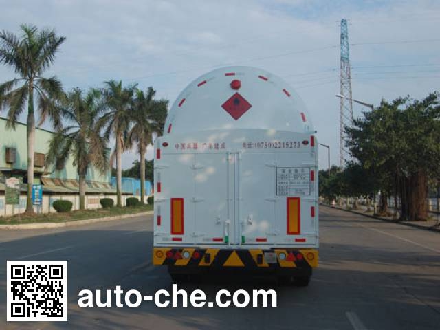 Jiuyuan KP9391GDY cryogenic liquid tank semi-trailer
