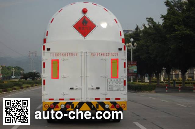 Jiuyuan KP9405GDYTB cryogenic liquid tank semi-trailer