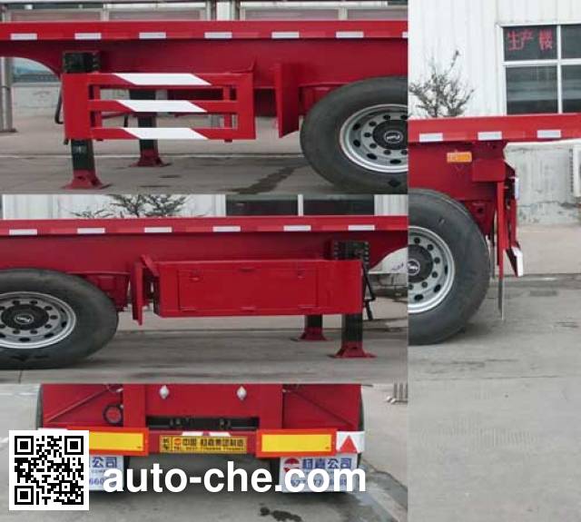 Yangjia LHL9400ZZXP flatbed dump trailer