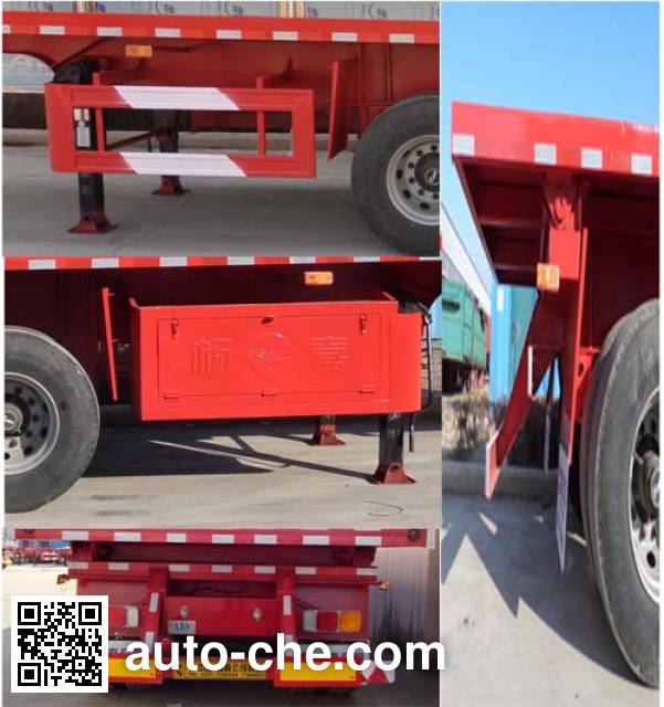 Yangjia LHL9401ZZXP flatbed dump trailer