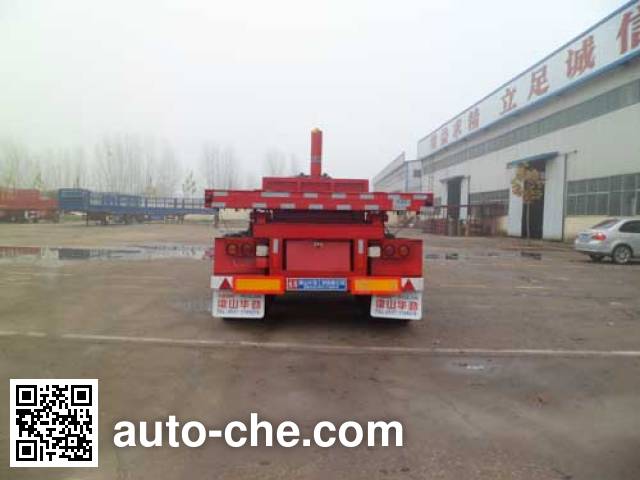 Huasheng Shunxiang LHS9350ZZXP flatbed dump trailer