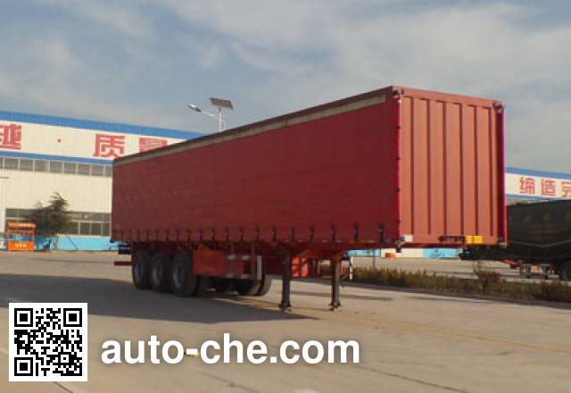 Huasheng Shunxiang LHS9400XXYC box body van trailer