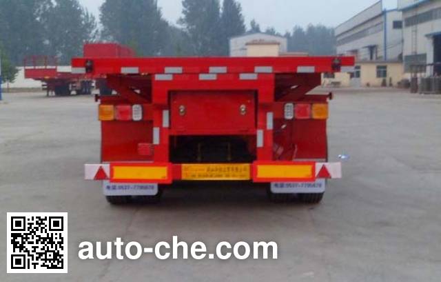 Huasheng Shunxiang LHS9401ZZXP flatbed dump trailer