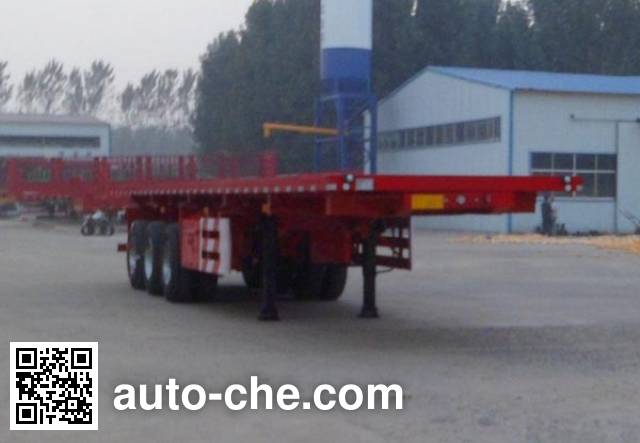 Huasheng Shunxiang LHS9401ZZXP flatbed dump trailer