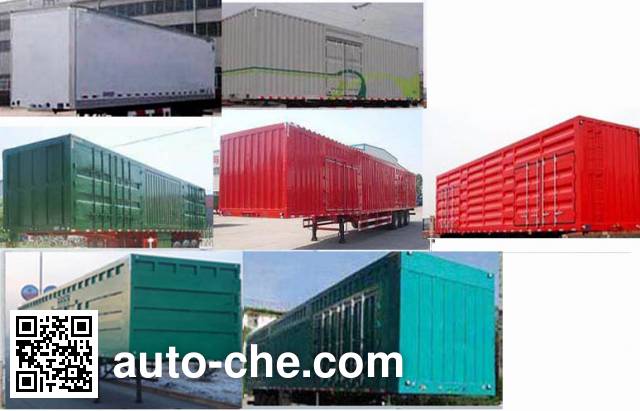 Huasheng Shunxiang LHS9402XXY box body van trailer