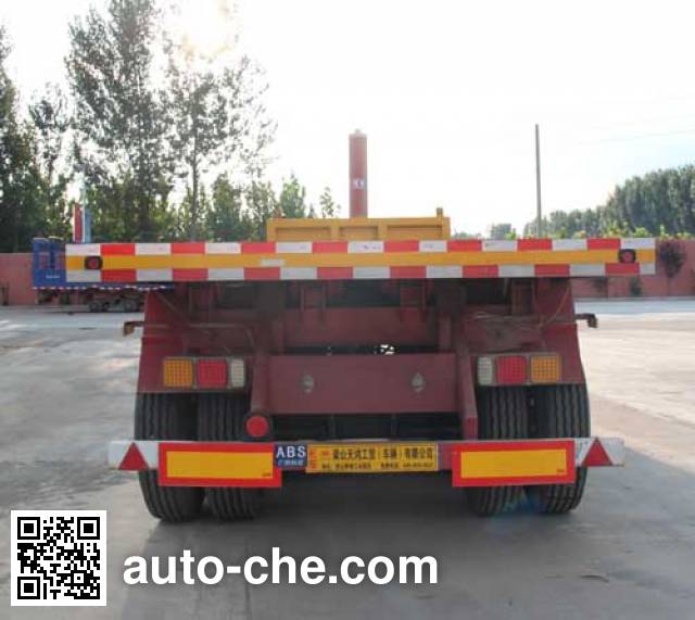 Hualiang Tianhong LJN9403ZZXP flatbed dump trailer