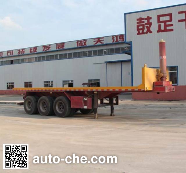 Hualiang Tianhong LJN9403ZZXP flatbed dump trailer