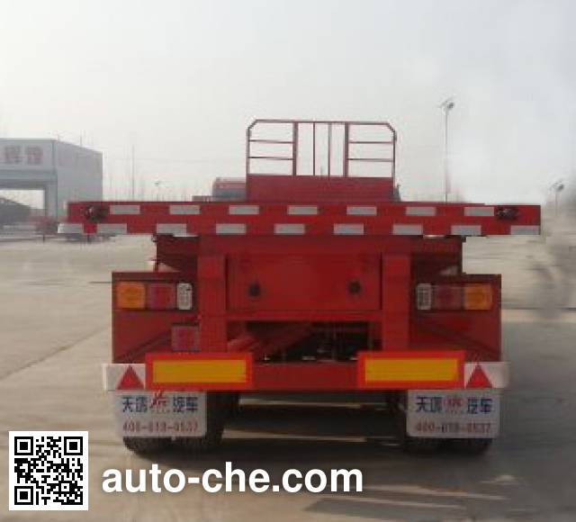 Hualiang Tianhong LJN9404ZZXP flatbed dump trailer