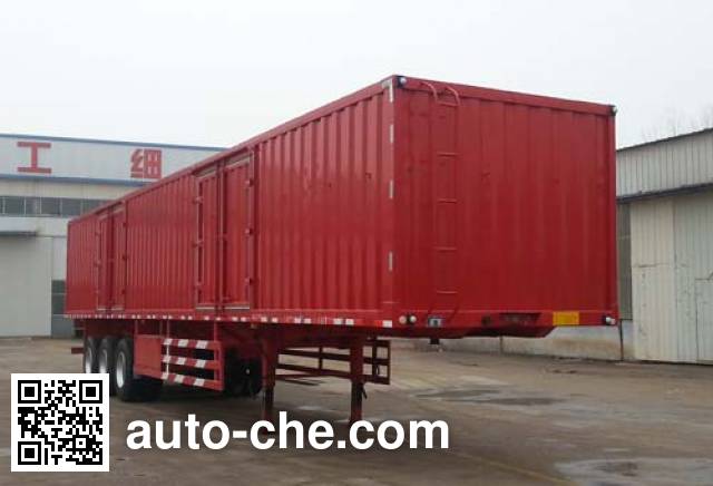Tengyun LLT9403XXY box body van trailer