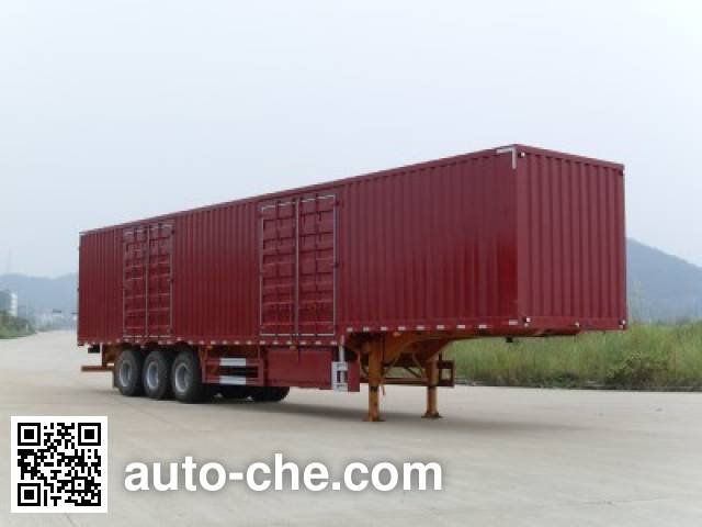 Nanming LSY9401XXY box body van trailer