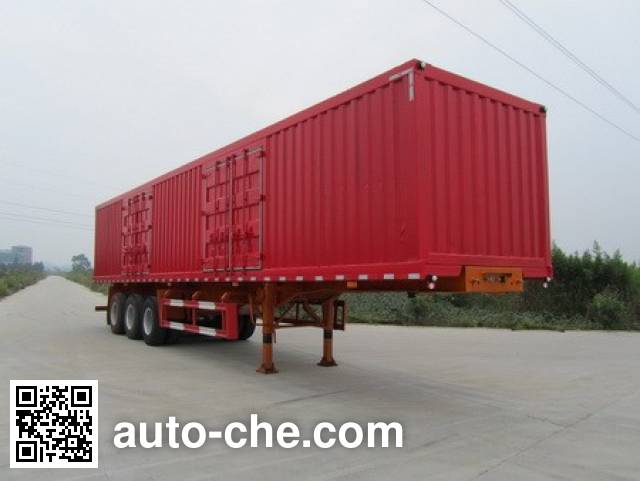 Nanming LSY9402XXY box body van trailer
