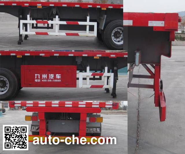 Tongguang Jiuzhou MJZ9401ZZXP flatbed dump trailer
