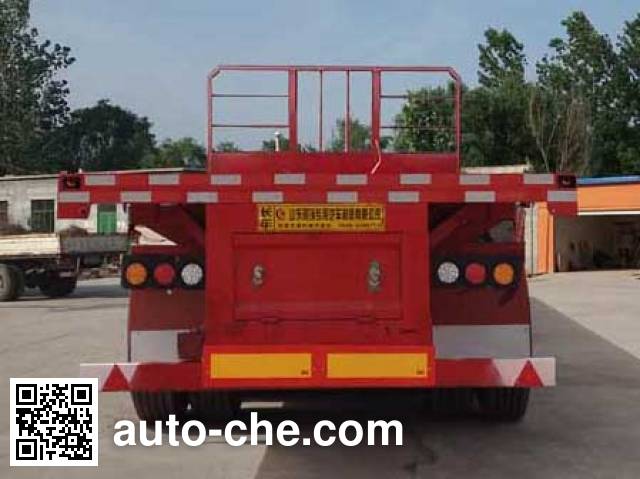Hehai Mingzhu MZC9401ZZXP flatbed dump trailer