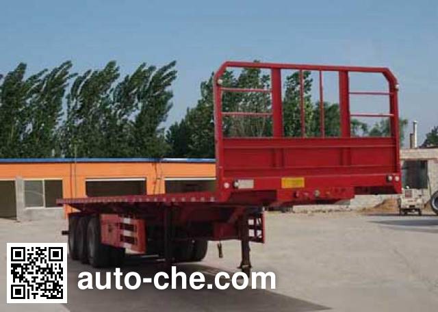 Hehai Mingzhu MZC9401ZZXP flatbed dump trailer