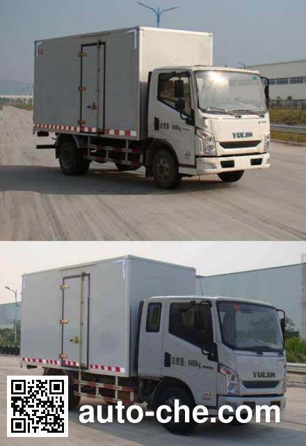 Yuejin NJ2042XXYZFDCWZ cross-country box van truck