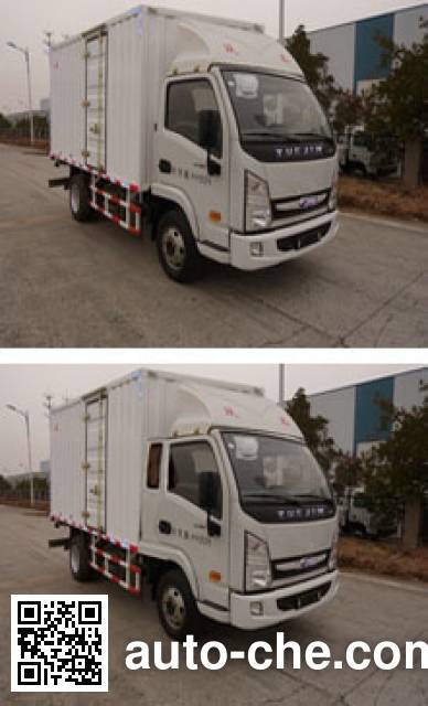 Yuejin NJ5041XXYDBDT5 box van truck