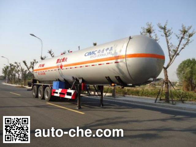 CIMC NTV9402GYQQ liquefied gas tank trailer