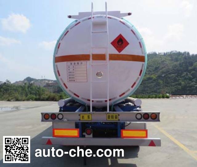 Haifulong PC9404GRY4 flammable liquid tank trailer