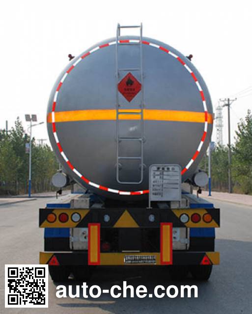 Jinbi PJQ9340GRQ flammable gas tank trailer