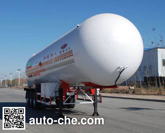 Jinbi PJQ9401GYQC liquefied gas tank trailer
