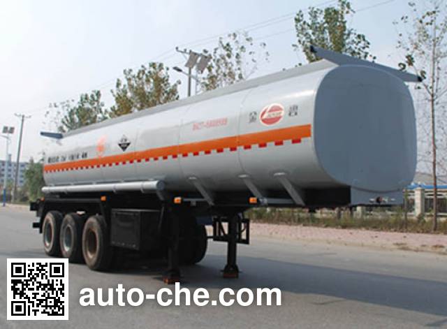 Jinbi PJQ9402GFW corrosive materials transport tank trailer