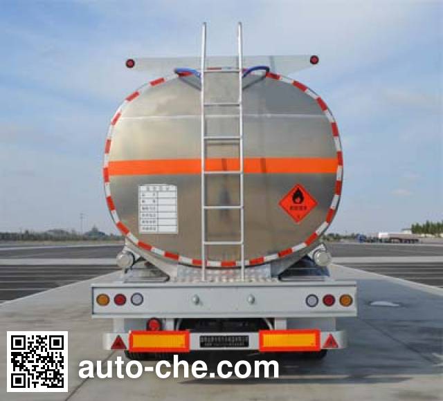 Jinbi PJQ9407GYYL aluminium oil tank trailer