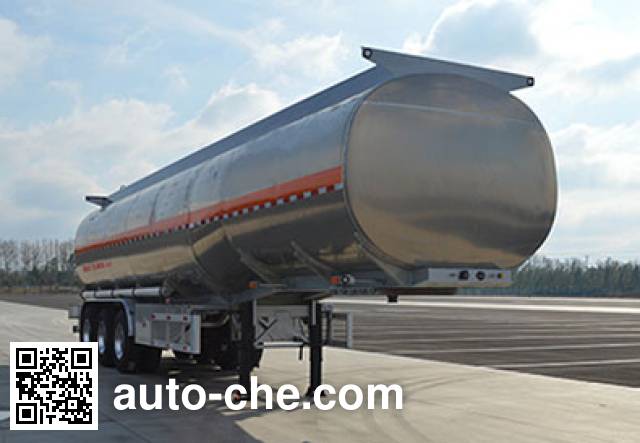Jinbi PJQ9407GYYL aluminium oil tank trailer