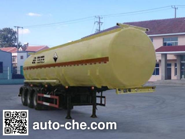 Huachang QDJ9402GFW corrosive materials transport tank trailer