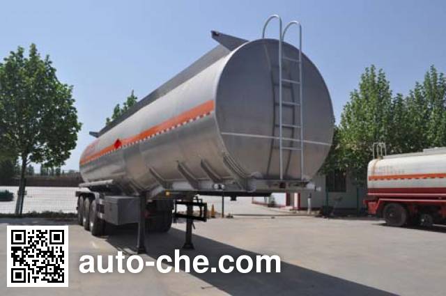 Qilin QLG9404GRYB flammable liquid aluminum tank trailer