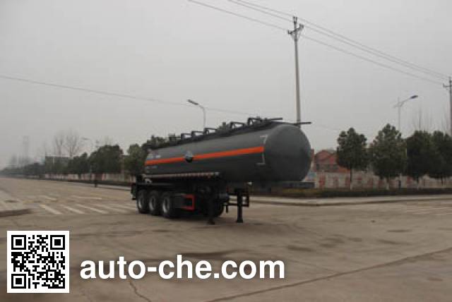 Runli Auto SCS9405GFW corrosive materials transport tank trailer
