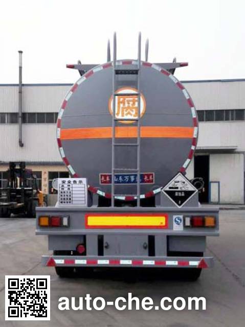 Wanshida SDW9402GFW corrosive materials transport tank trailer