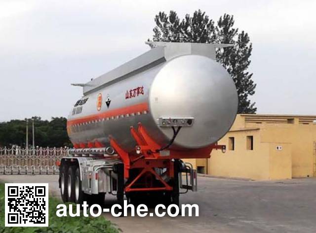 Wanshida SDW9403GFW corrosive materials transport tank trailer