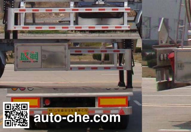 Shengrun SKW9401GRYL flammable liquid aluminum tank trailer