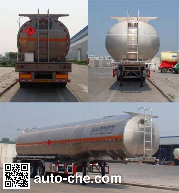 Shengrun SKW9406GYYA aluminium oil tank trailer