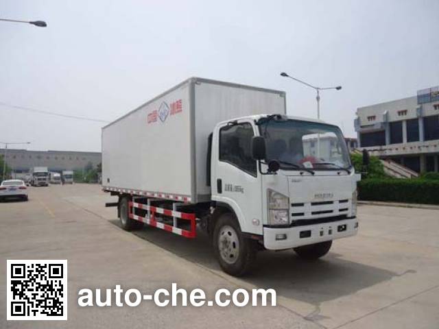 Yinguang SLP5100XBWS insulated box van truck