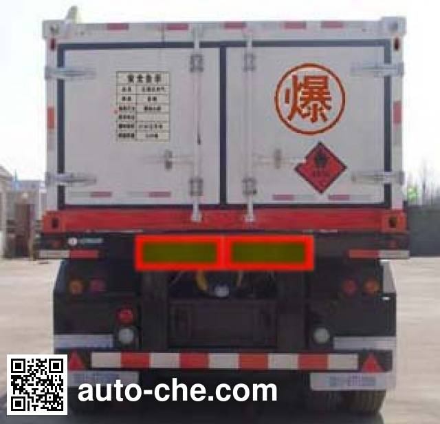 Wuyue TAZ9340GRQ flammable gas tank trailer