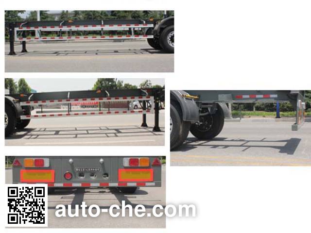 Wuyue TAZ9354TJZA container transport trailer
