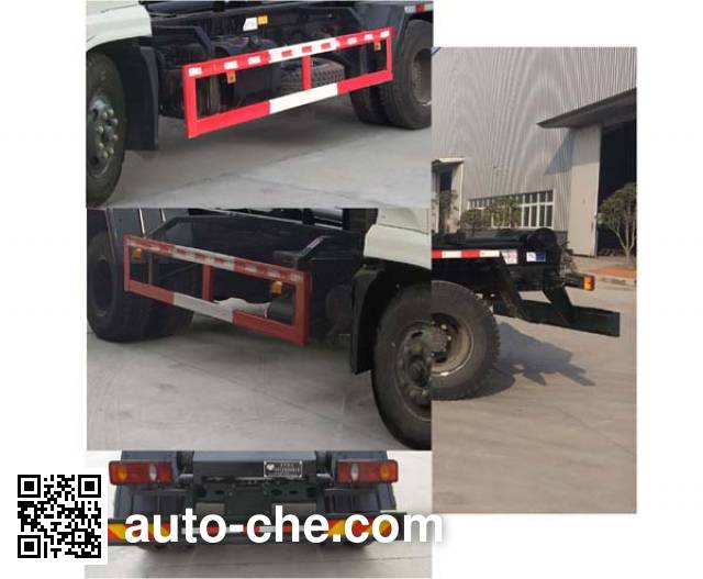 Zhonghua Tongyun TYJ5161ZXX detachable body garbage truck