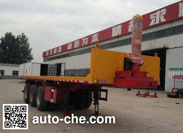 Liangyi TYK9400ZZXP flatbed dump trailer