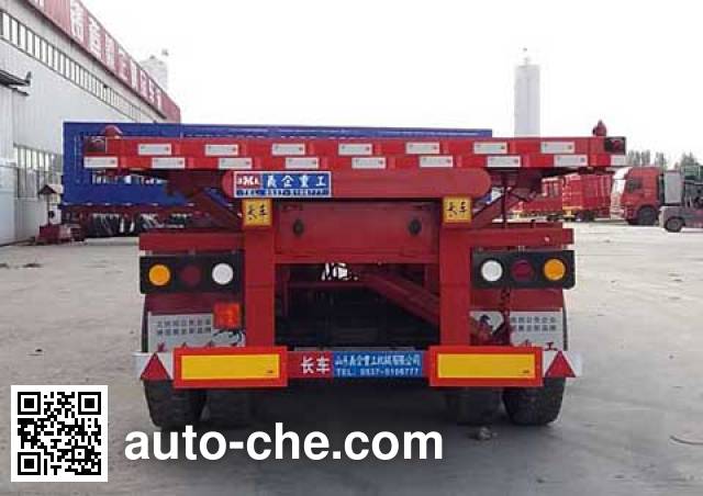 Liangyi TYK9401ZZXP flatbed dump trailer