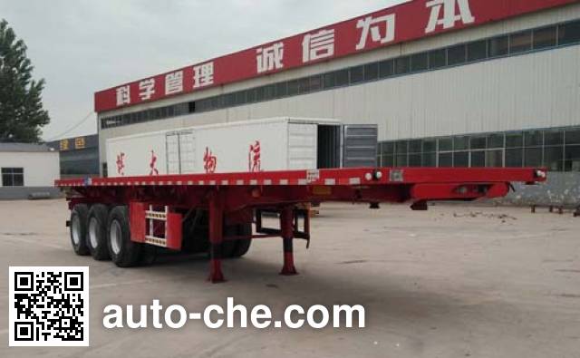 Liangyi TYK9403ZZXP flatbed dump trailer