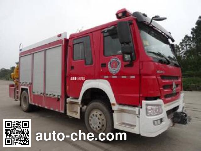 Yunhe WHG5150TXFJY80 fire rescue vehicle