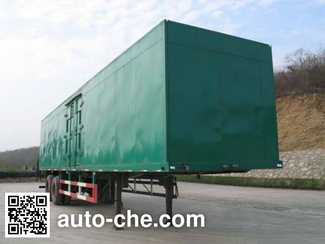 RJST Ruijiang WL9260XXY box body van trailer