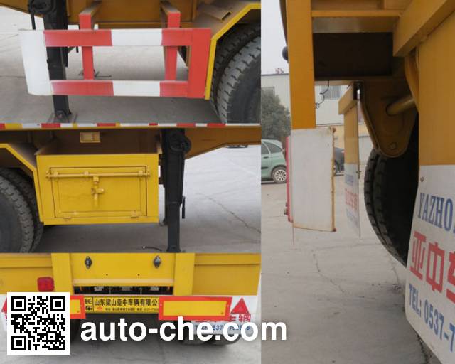 Yazhong Cheliang WPZ9350ZZXP flatbed dump trailer