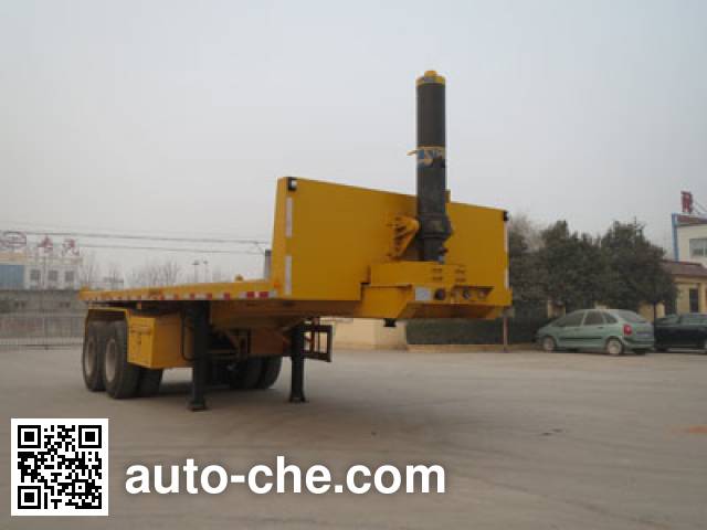 Yazhong Cheliang WPZ9350ZZXP flatbed dump trailer