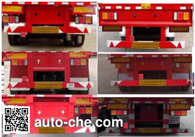 Yazhong Cheliang WPZ9400TPB flatbed trailer