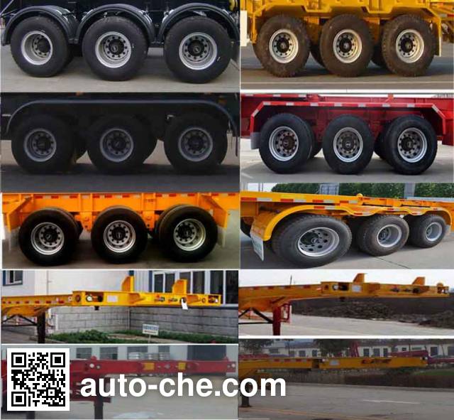 Yazhong Cheliang WPZ9401TJZG container transport trailer