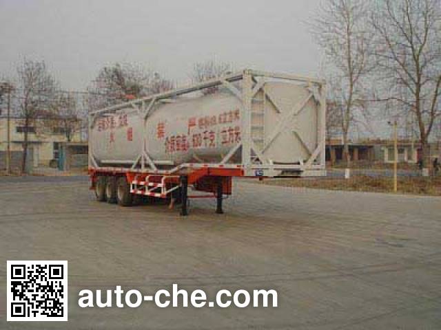 Fuxi XCF9403GHY chemical liquid transport frame tank trailer
