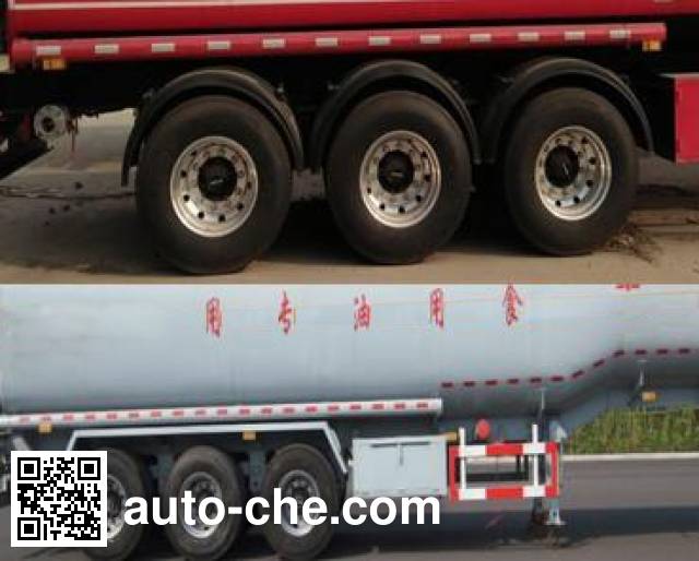 Xingniu XCG9405GSY edible oil transport tank trailer